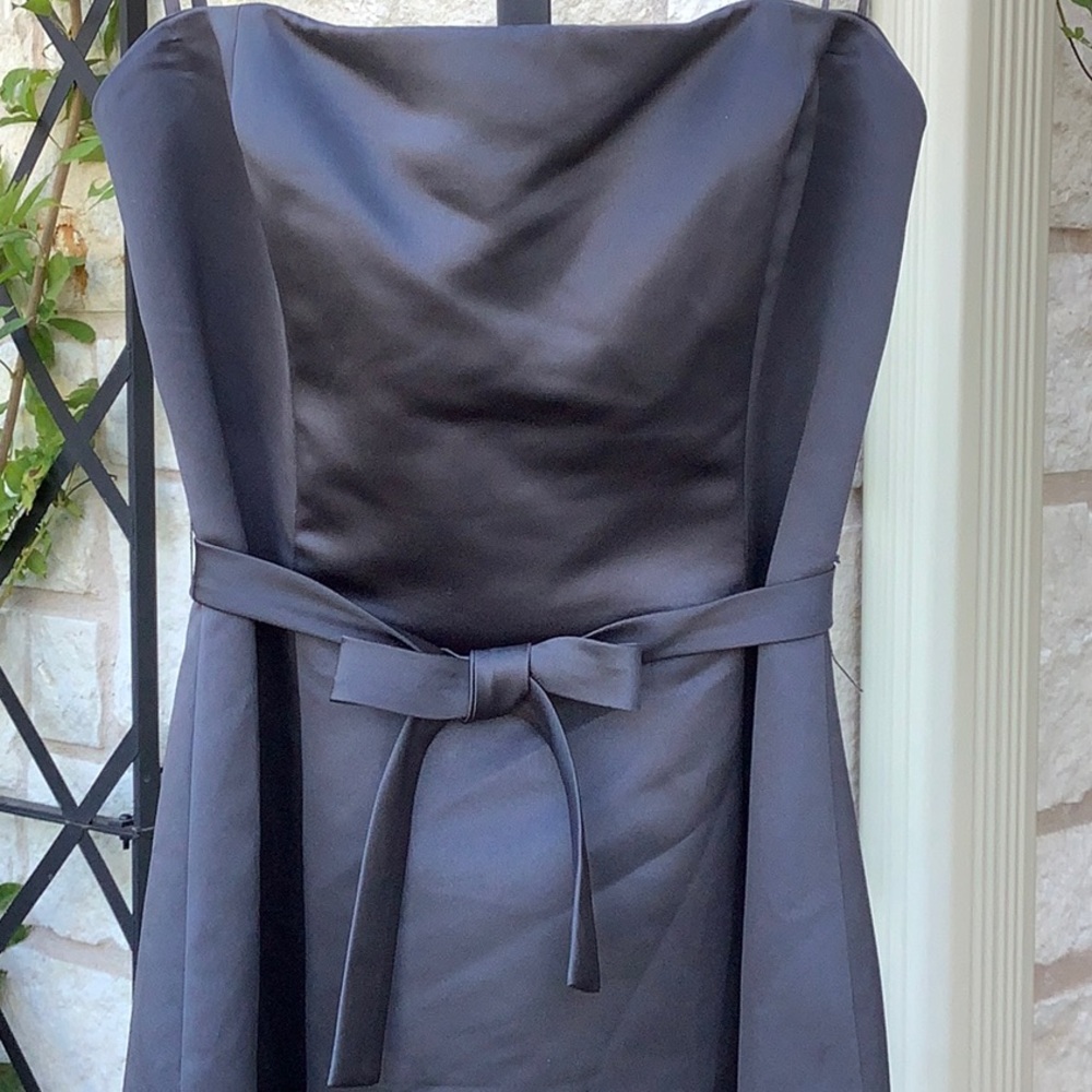 BCBG Maxazria Strapless A line Cocktail Dress - Picture 4 of 5